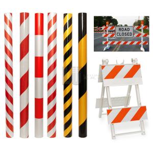 China Customized Color Warning Reflective Tape Sticker For Traffic Barrier on sale