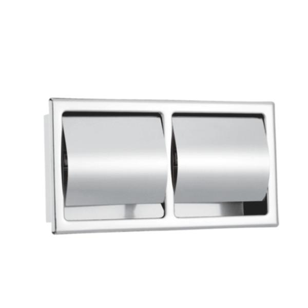 Hotel bathroom accessories Wall Mounted Double toilet tissue roll holder Wall