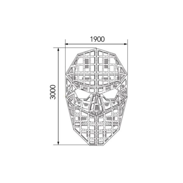 Face Shape P5 Special LED Display
