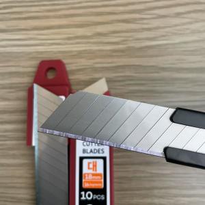 Wholesale 14 Segments Silver 18mm Cutter Blades For Long-Lasting And Durable Cutting from china suppliers