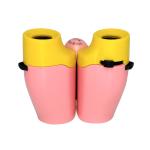 FMC Green Coated Binoculars BAK4 Prism 8x22 Porro Kids Telescope for Children