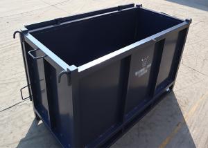 Wholesale 2T Waterproof Extended Steel Foldable Pallet Box For Industrial Transport from china suppliers