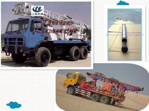 Wholesale Truck mounted drilling rig testing in desert from china suppliers