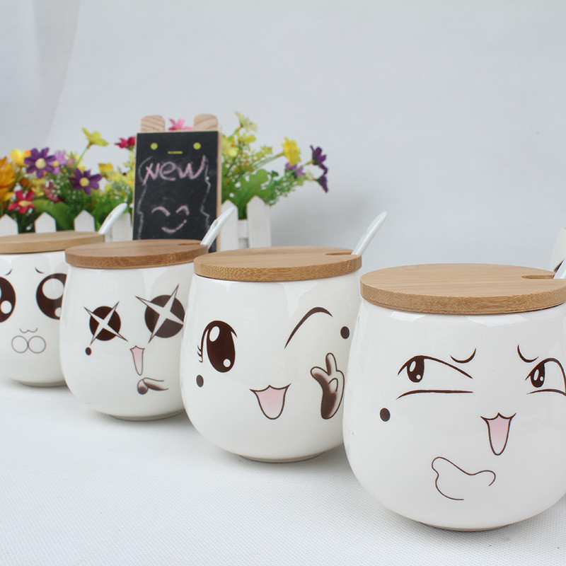 Fashionable Mugs Ceramic Gift Custom Color Ceramic Mug Expression Printing Mug