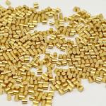 Custom Machined Pins 1.8mm Diameter 10u'' Gold Plated Brass Contact Pin Male