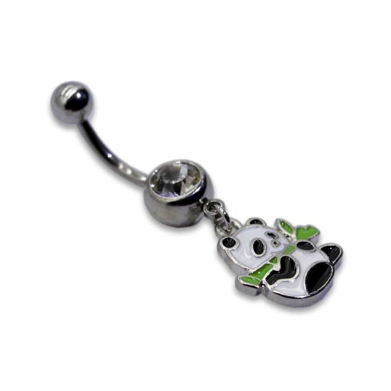 OEM ODM navel piercing jewelry 316 Stainless Steel Panda Piercings