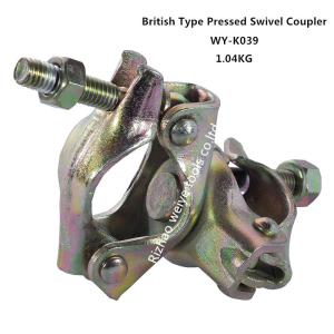 Wholesale Steel double coupler scaffold swivel / right angle coupler 48.3 X 48.3mm from china suppliers