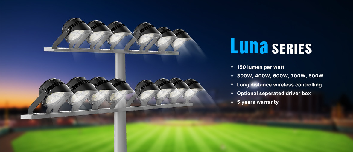 Long Lasting Bright Outdoor LED Stadium Lights IP66 With 20 / 40 / 60 Degree Beam Angle