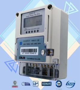 Wholesale Card Prepayment Wireless Electricity Meter , 6 Digits Single Phase Kwh Meter from china suppliers