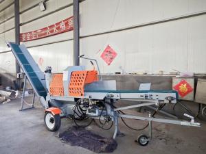 Wholesale Agricultural Woodworking Log Splitter With 15HP Gasoline Engine And Saw Motor 4800rpm from china suppliers