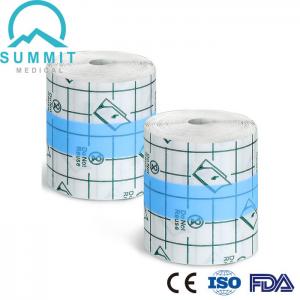 Wholesale Transparent Film Wound Dressing Roll , Tattoo Aftercare Clear Adhesive Bandages from china suppliers
