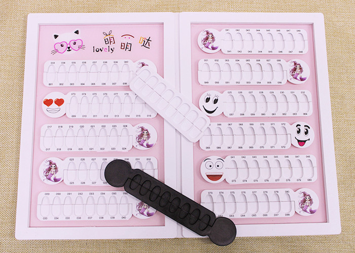 8 / 9 / 10 Grid False Nail Manicure Color Display Board Insert Type Glue Free