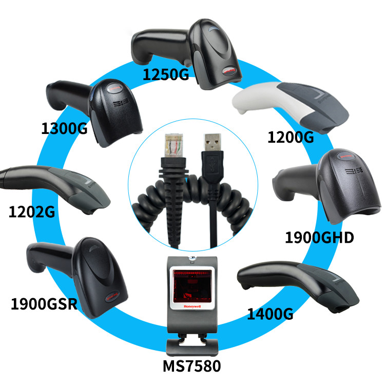 5m Retractable Barcode Reader Cable , Sprial USB Cable For Barcode Scanner