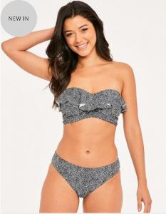 China Run Wild Underwired Padded Frill Bandeau on sale