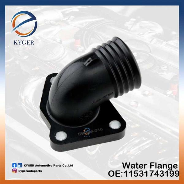 Auto Parts 11531743199 Engine Coolant Connector Water Flange 11531743200 for BMW