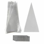 Anti Burst 12 Inch Disposable Plastic Piping Bag 40mic Thickness