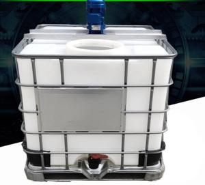 Wholesale High Speed Electric 265 Gallon IBC Tote Mixer Container Cream Homogenizing from china suppliers