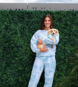 Wholesale Handmade Tie Dye Matching Dog Human Clothes Outdoor Casual from china suppliers