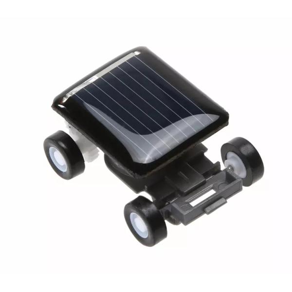 Promotional Eco Friendly Black Mini Solar Toy Car Novelty Gag Toys Classic