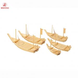 Wholesale Sustainable Laser Logo 50cm Bamboo Sushi Boat from china suppliers