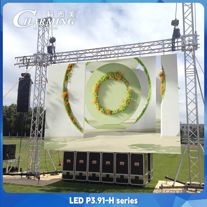3.91MM H Series Advertising LED Video Wall Display IP65 4500CD/m2