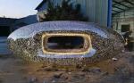 LED Stainless Steel Metal Landscape Sculpture 5.0 Meter Length