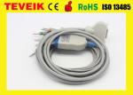 Fukuda Denshi 10 lead EKG cable ,FX-7402,FX-4010 ECG Cable with DIN 3.0 IEC 4.7K