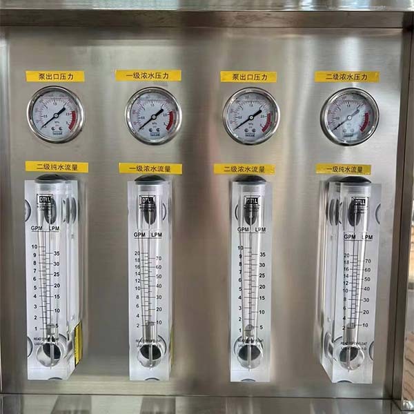 Easy To operate 2 Tank Bipolar Reverse Osmosis Equipment Container Type