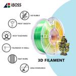 Silk Triple Color PLA+ Filament,PLA Silk Triple Color (Gold Green Purple), Silk