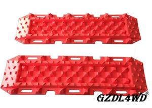 Wholesale PA66 Off Road Traction Mats , Off Road Sand Ladders Red Color 120cm X 33cm X 6cm from china suppliers
