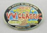 Gold Plated VW Classic Iron / Brass / Zinc Alloy Customized Lapel Pins,