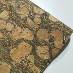Eco-friendly coffee Natural carbonized Cork Fabric for bag wallet