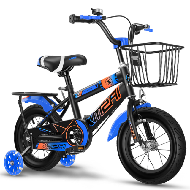 12" Bicycle Carbon Steel Frame Thickened Sponge Seat Handlebar Spray Separate Packaging