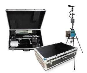 Portable Solar Powered Weather Station with Wind Speed Accuracy ±0.1m/s Manufactured