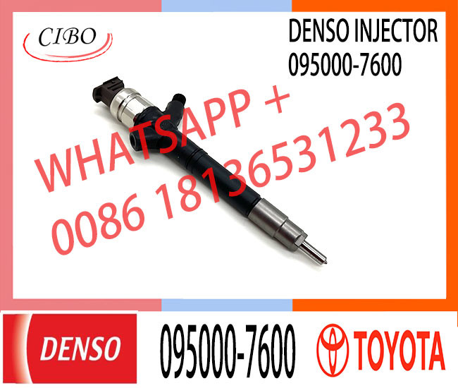 injector nozzle 23670-0R160 095000-7600 injector for Toyota 2AD-FTV Avensis common rail injector 23670-0R160 095000-7600