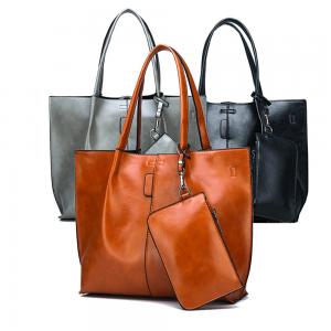 Wholesale Ladies Handbags Sets Leather Top Handle Handbag Wallets 2pcs In 1 Sets Women Totes Bag Sets from china suppliers
