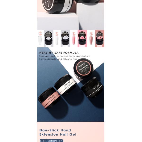 Private Label 3d Sculpture Hard Gel Packaging Solid Color Nail Uv Solid Builder for Nails Extension Gel Clear Polish Pot