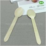 Nature Color 6 Inch Brich Wood Knife Spoon Sets-Eco Friendly Disposable Wooden