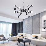 LED Modern Nodic Chandelier Pendant Light for Living Room Illumination