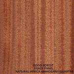 E1 Fancy Plywood Board 2440*1220mm Natural Mahogany Wood Veneer Quarter For