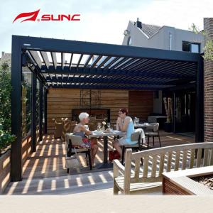 Wholesale Manual Garden Outdoor Aluminium Pergola Rodent Proof With Zip Screen from china suppliers