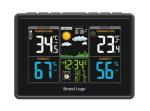 7 IN 1 Solar Powered Weather Station 300x279x393mm Radio Controlled Clock