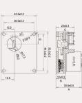 IP67 2.5NM Torque 25mm Motorized Ball Valve Actuator
