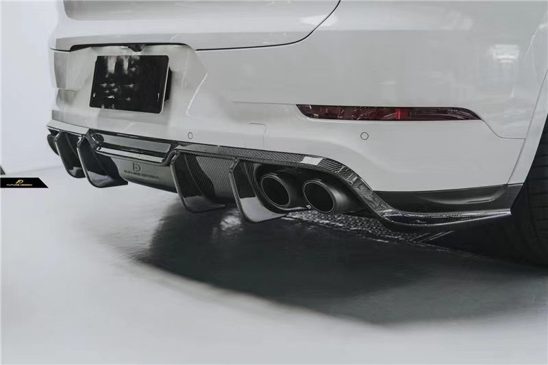 For Porsche Cayenne Coupe Carbon Fiber Body Kit Cayenne Coupe Upgraded FD-style Carbon Fiber Front Lip Diffuser Body Kit