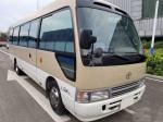 29seats Used Toyota Coaster Bus Mini Van Coach Bus Used 2TR Gasoline Engine