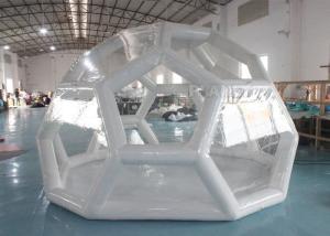 Wholesale Outdoor Portable 4m Air Sealed Clear Transparent PVC Inflatable Soccer Bubble Camping Tent from china suppliers