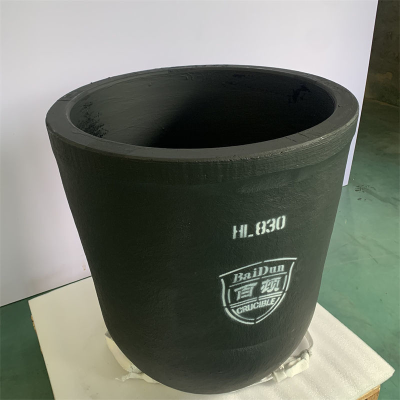 High Pure Silicon Carbide Graphite Crucible Conventional Circular Crucible Metal Melting