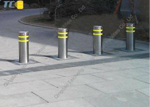Wholesale Automatic Steel Parking Pillar / Smart Bollards IP68 Stainless Finish 130kg Weight 3.5s Open Speed from china suppliers