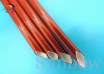 2753 Silicone Fiberglass Sleeving , Fiber Glass Silicon Resin Sleeving UL