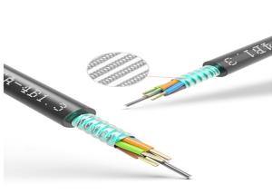 Wholesale Singlemode Fibre Cable OS2 Multi Loose Tube Direcy Buried 48 Core GYTA Glass Fiber Optic Cable from china suppliers